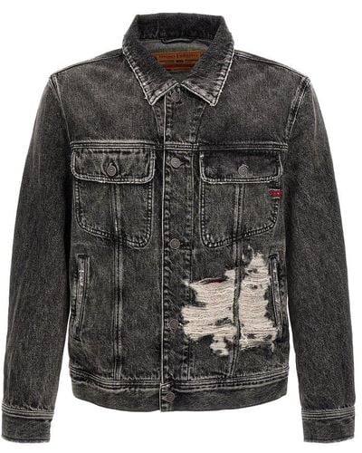 DIESEL Barcy Casual Jackets - Gray