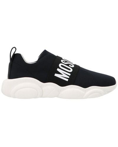 Moschino Teddy Slip-on Trainers - Black