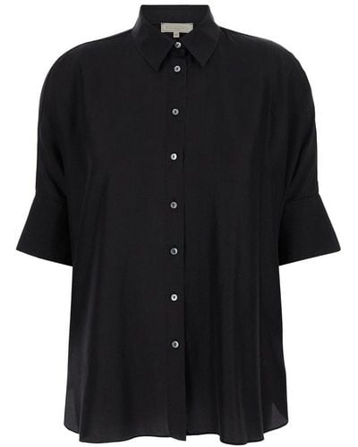 Antonelli Bassano Short Sleeved Oversize Shirt - Black