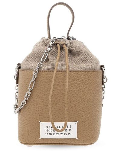 Maison Margiela '5ac Small' Bucket Shoulder Bag - Natural