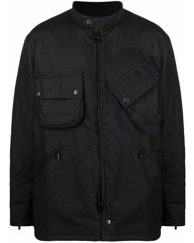 Barbour Multi-pocket Zip-up Jacket - Black