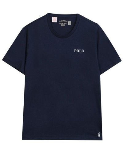 Polo Ralph Lauren Logo Detailed Crewneck T-shirt - Blue