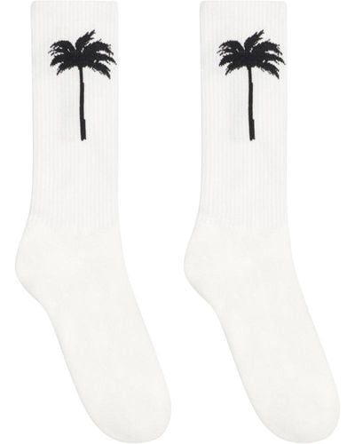 Palm Angels The Palm Socks - White