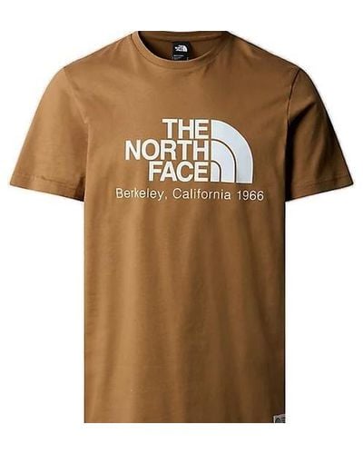 The North Face Logo-printed Crewneck T-shirt - Brown