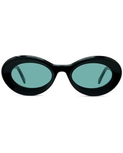 Loewe X Paula's Ibiza 50mm Oval Sunglasses - Green