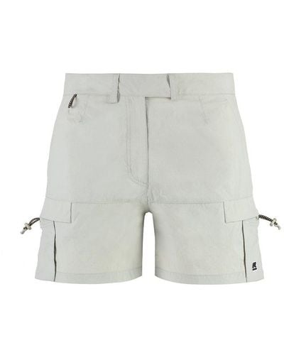 K-Way Argalps Cargo Shorts - White