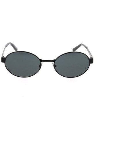 Saint Laurent Oval Frame Sunglasses - Black