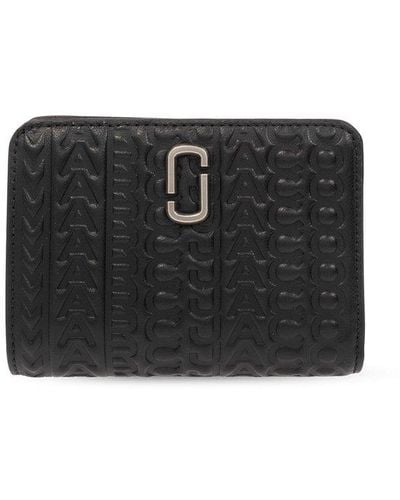 Marc Jacobs Wallet With Logo, - Black