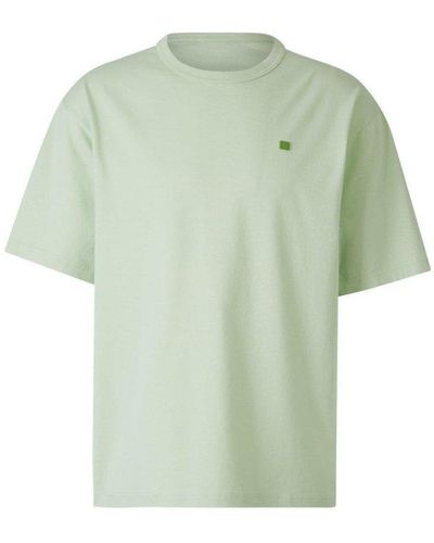 Acne Studios Logo Patch Crewneck T-shirt - Green
