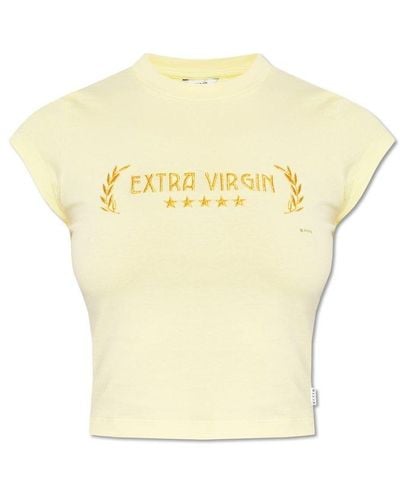 Eytys 'zion' T-shirt, - Yellow