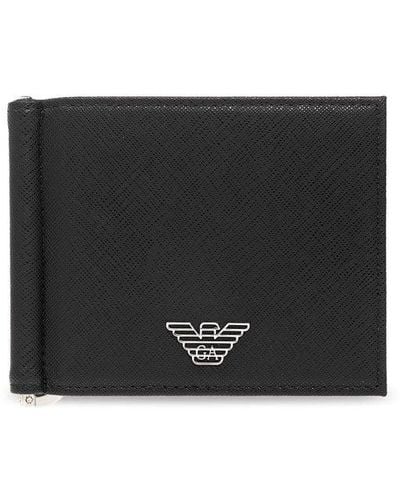 Emporio Armani 'sustainability' Collection Wallet - Black