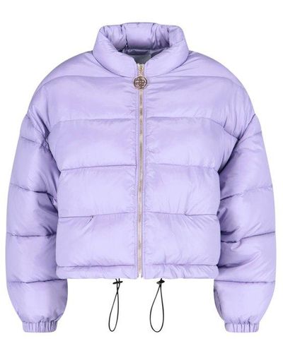 Patou Logo Puffer Jacket - Purple