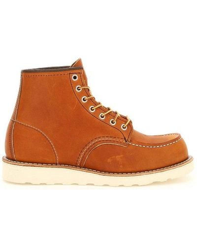Red Wing Classic Moc Boots - Brown
