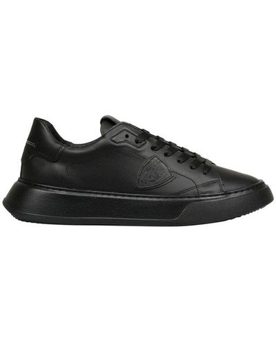 Philippe Model Temple Low Trainers - Black