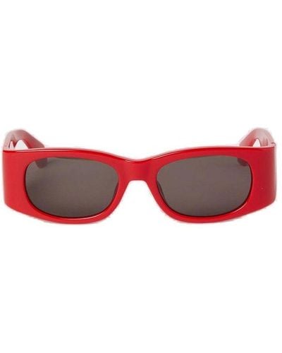 Ambush Gaea Rectangle Frame Sunglasses - Red
