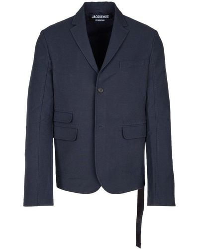 Jacquemus Jackets And Vests - Blue