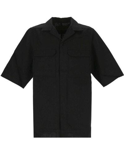Rick Owens Flap Pocket Short-sleeved Shirt - Black