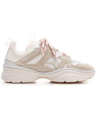 Isabel Marant Paneled Low-top Sneakers - White