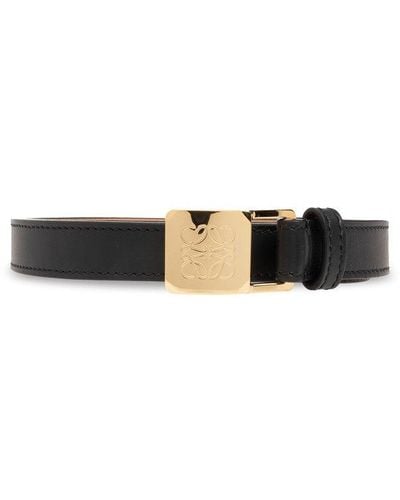 Loewe Leather Belt, - Black