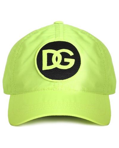 Dolce & Gabbana Neon Baseball Hat - Green