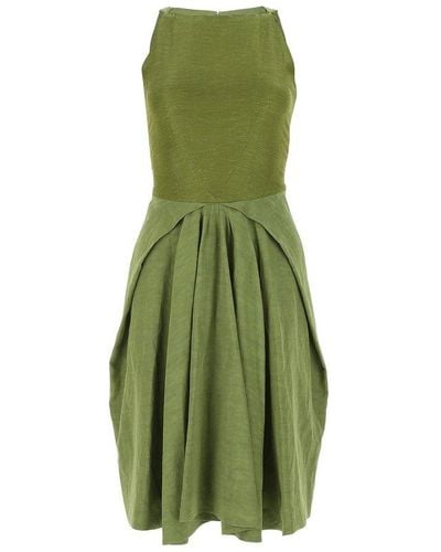 Loewe Sleeveless Midi Dress - Green