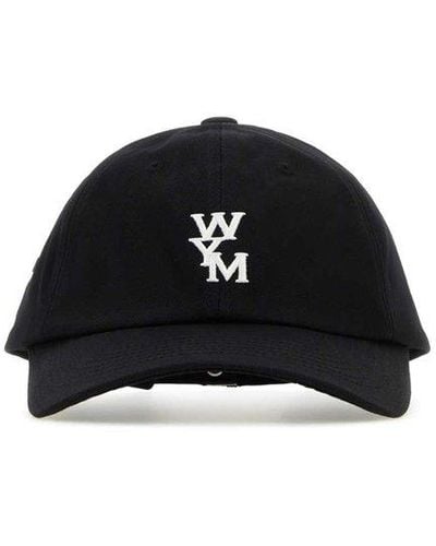 WOOYOUNGMI Logo Embroidered Baseball Cap - Black