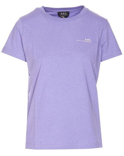 A.P.C. T-shirts And Polos - Purple