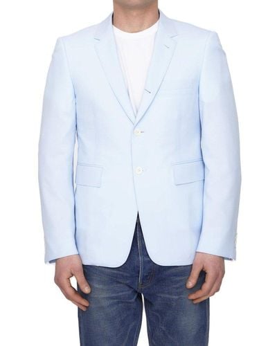 Thom Browne Single-breasted Wool Jacket - White