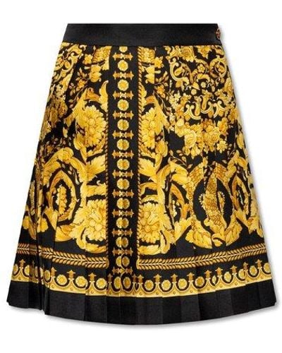 Versace Silk Dress - Yellow