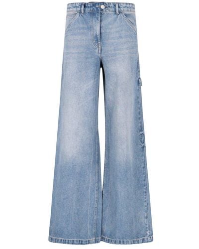 Courreges Wide Leg Jeans - Blue