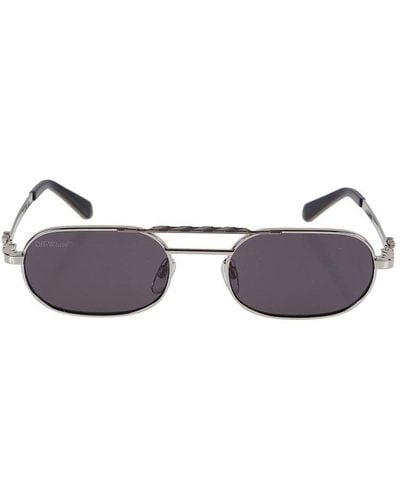 Off-White c/o Virgil Abloh Baltimore Oval Frame Sunglasses - Multicolor