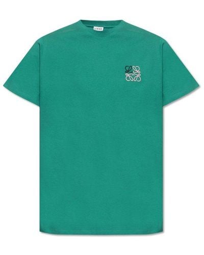 Loewe T-shirt With Logo, - Green