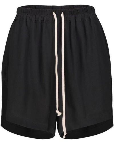Rick Owens Drawstring Loose-fit Shorts - Black