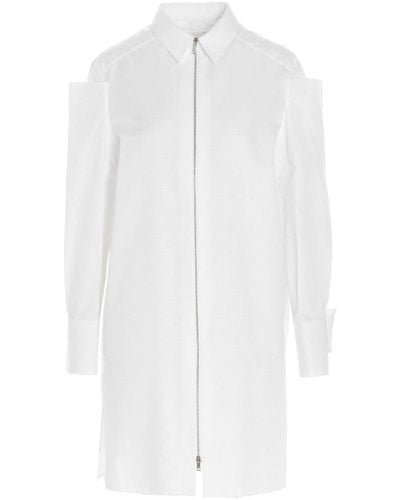 Givenchy Glove-effect Structured Shirt Dress - White