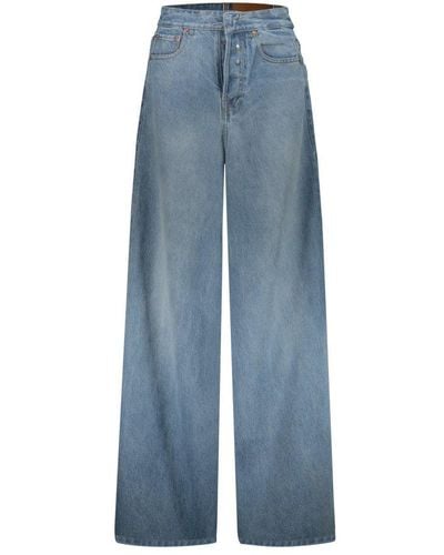 Vetements Inside-out Baggy Jeans - Blue