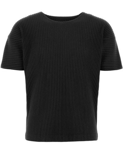 Homme Plissé Issey Miyake Polyester T-Shirt - Black