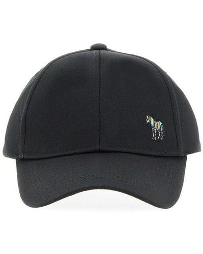 PS by Paul Smith Zebra Embroidered Baseball Cap - Black