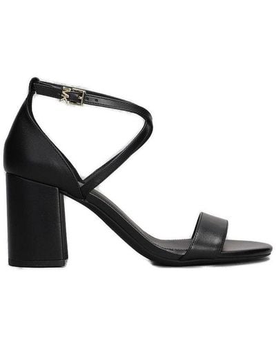 MICHAEL Michael Kors Sophie Flex Block Heel Sandals - Black