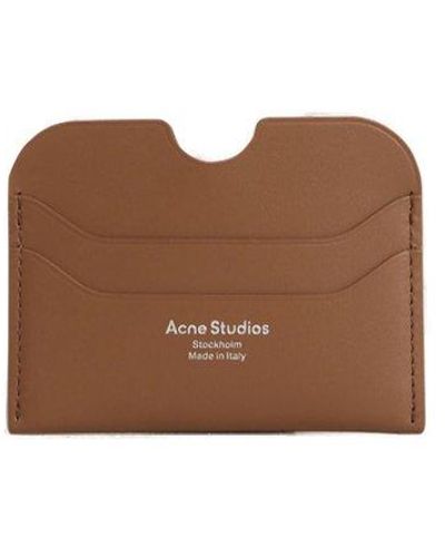 Acne Studios – Leather Card Case Multi Green