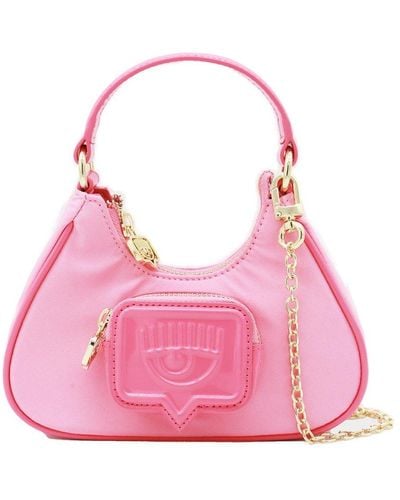 Chiara Ferragni Eyelike Motif Shoulder Bag - Pink
