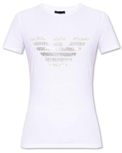 Emporio Armani T-Shirt With Logo - White