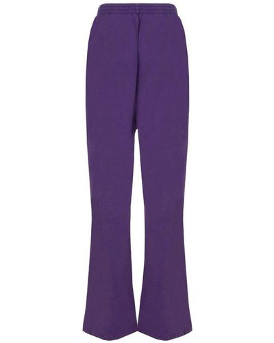 Balenciaga Mid-rise Baggy Trousers - Purple