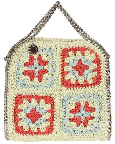 Stella McCartney Falabella Crochet Chain-link Shoulder Bag - Red