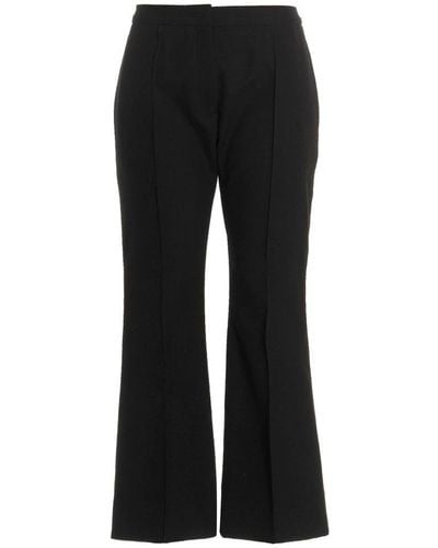 Jil Sander Stitching Detailing Trousers - Black