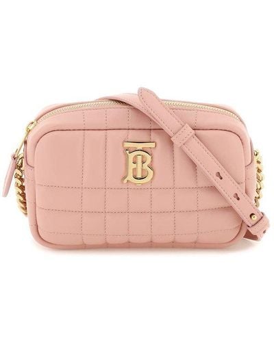 Burberry Lola Small Leather Camera Bag - Pink