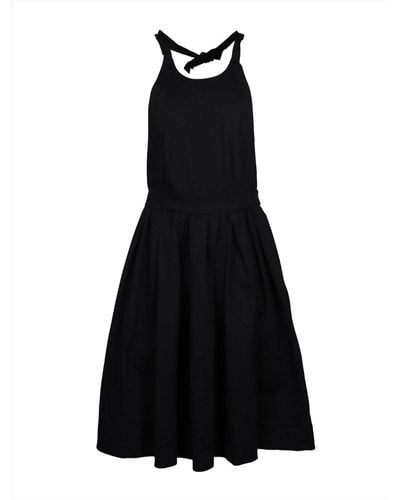 Prada Halterneck Midi Dress - Black