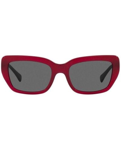 Ralph Lauren Rectangular Frame Sunglasses - Black