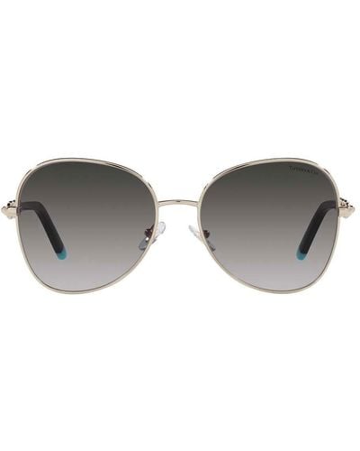 Tiffany & Co. Oversized Frame Sunglasses - Black