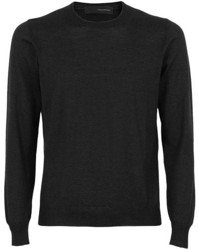 Tagliatore Budd Knitted Sweater - Black