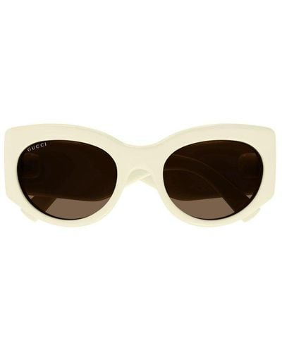 Gucci Cat-eye Frame Sunglasses - White